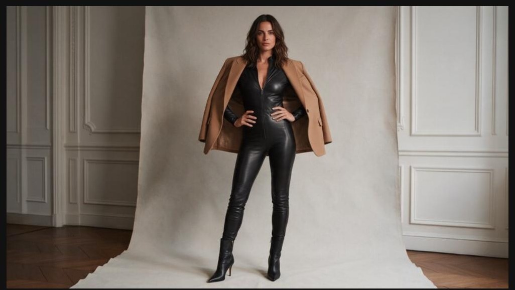How to style a leather catsuit for women, Eimee style guide